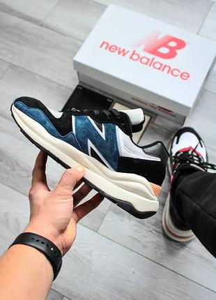 Кроссовки new balance 57/40 замша плотная сетка демисезонные весна лето осень