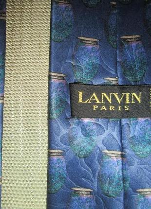 Шовкова краватка lanvin5 фото