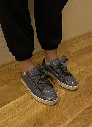 Кеди puma лакові