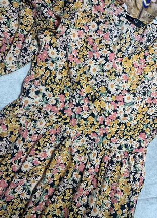 F&f вискозное макси платье в цветочный принт8 фото