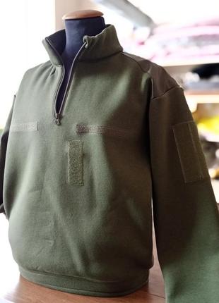 Мужская утепленная кофта для зсу (свитшот на флисе для зсу)