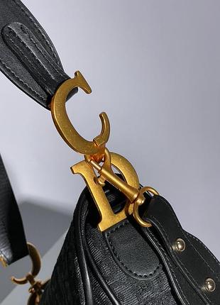 Сумка в стиле christian dior saddle#6ile black 2