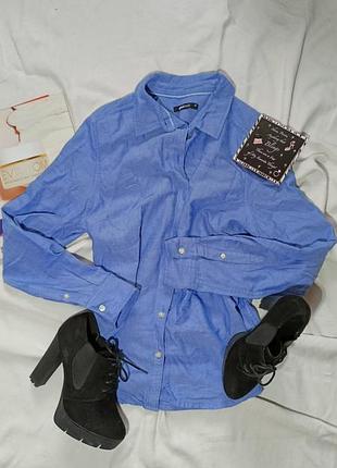 Котонова сорочка під джинс ginatricot