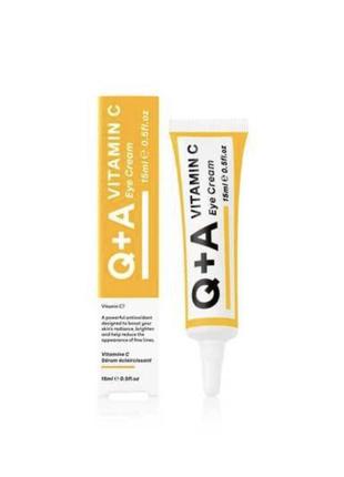 Крем під очі з вітаміном с q+a eye crea vitamin c, 15 мл