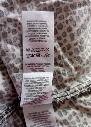 Платье, платье-рубашка с анималистичным принтом 5