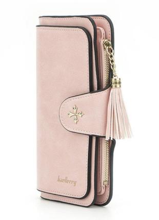 Клатч портмоне кошелек baellerry. цвет розовый