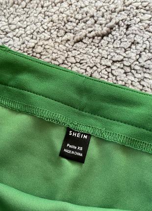 Shein мини юбка с разрезом юбка3 фото