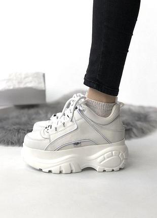 Шикарні жіночі кросівки на платформі white buffalo 😍 (весна/ літо/ осінь)