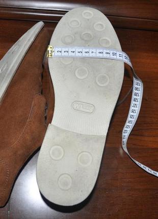 Легкие замшевые мужские туфли ручной работы фирмы aronay, 44 -44 ,5 р-р , по стельке 29 - 29, 5 см.5 фото