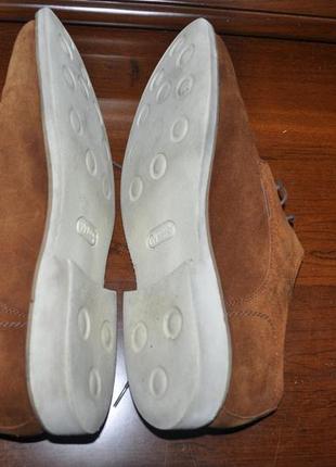 Легкие замшевые мужские туфли ручной работы фирмы aronay, 44 -44 ,5 р-р , по стельке 29 - 29, 5 см.9 фото
