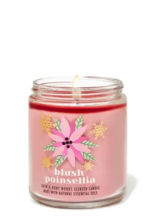 Ароматична свічка bath and body works blush poinsettia