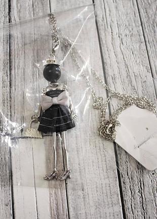 Большой выбор! модный крутой кулон кукла на цепочке подвеска ожерелье