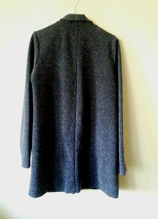 Текстурированный удлиненный пиджак блейзер с карманами tu 18 uk4 фото