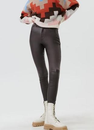 Кожаные лосины / джинсы