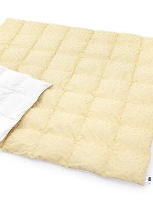 Одеяло mirson набор пуховый №2119 bio-beige зима 70% пух одеяло 140х205 + подушки 50х70 2 шт мягкие2 фото