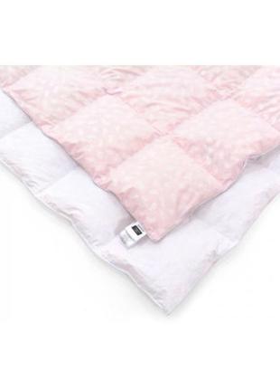 Одеяло mirson пуховое №1844 bio-pink 50% пух деми 220x240 см (2200003013856)3 фото