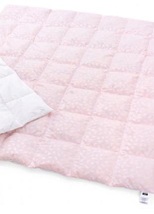 Одеяло mirson пуховое №1844 bio-pink 50% пух деми 220x240 см (2200003013856)2 фото