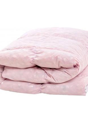 Одеяло mirson пуховое 1844 bio-pink 50% пух деми 200x220 см (2200003013849)1 фото
