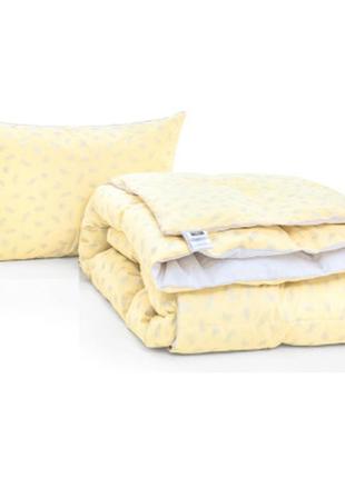 Одеяло mirson набор №2158 bio-beige зима 90% пух одеяло 172х205+подушка (2200003025163)3 фото