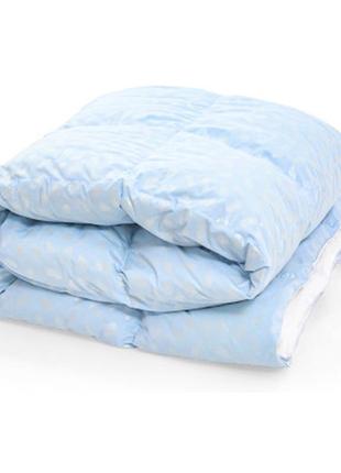 Одеяло mirson пуховое 1858 bio-blue 70 пух зима+ 172x205 (2200003014563)