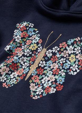 Толстовка худи кофта h&amp;m 4/6 р 2