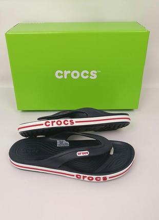 Вьетнамки сrocs bayaband flip navy сині унісекс