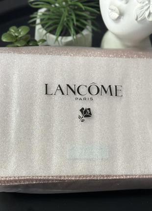 Сумочка клатч сумка ланком на ланцюжку рожева роза la vie est belle блискуча сяюча lancome4 фото