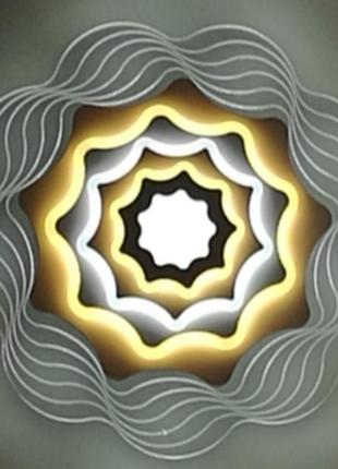 Люстра светодиодная акриловая sirius n 3616-6003 фото