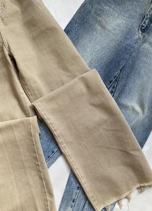 Широкі джинси кльош палаццо pull&bear.3 фото