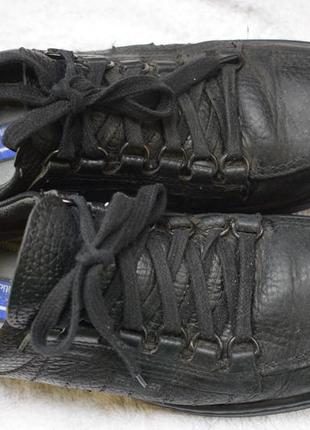 Кожаные туфли мокасины полуботинки fretz men швейцария р. 45 30 см