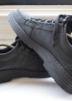 Кожаные туфли мокасины полуботинки fretz men швейцария р. 45 30 см