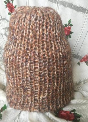 Шапка двойная р.54-60,шерсть.