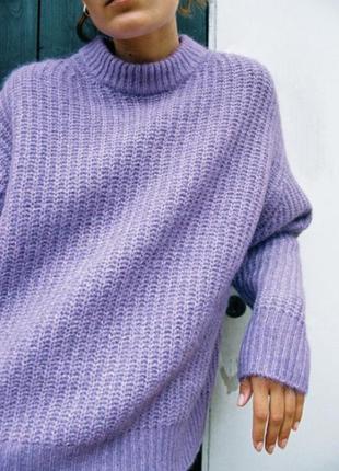 Вязаная кофта свитер джемпер zara s3 фото
