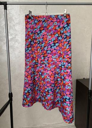 Меди юбка в цветочный принт studio retailталинг1 фото