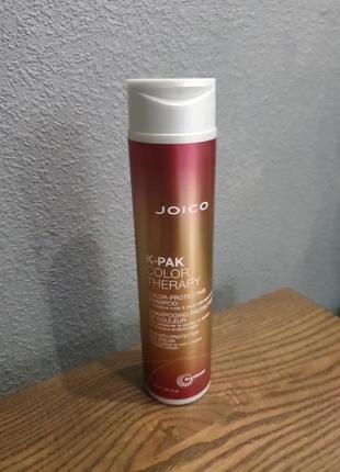 Професійний шампунь відновлюючий для фарбованого волосся joico k-pak color therapy 300мл1 фото
