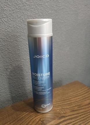 Професійний шампунь для жорсткого сухого волосся joico moisture recovery 300 мл