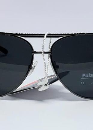 Polar eagl мужские солнцезащитные очки капли черные поляризированые
