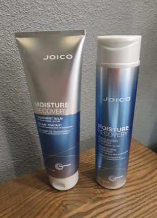 Профессиональный шампунь для жестких сухих волос joico moisture recovery 300 мл5 фото