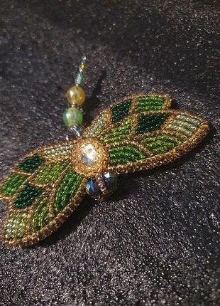 Брошь бабочка handmade 3
