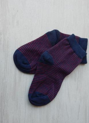 Якісні шкарпетки смугасті tchibo 23-26р2 фото