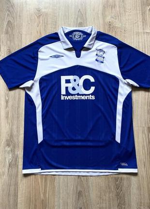 Мужская футбольная джерси umbro birmingham city, home football shirt 2010