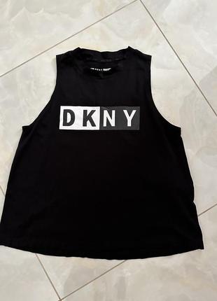 Майка футболка топ хлопковый dkny sport2 фото