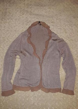 Кардиган , лен, шовк 2