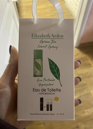 Мини-парфюм с феромонами женский elizabeth arden green tea