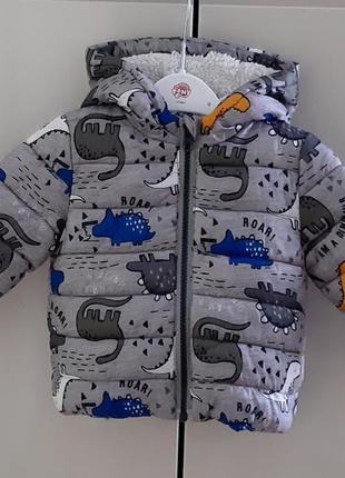 Демисезонная куртка, курточка f&f 68-74 размера.2 фото