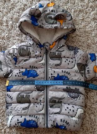 Демисезонная куртка, курточка f&f 68-74 размера.8 фото