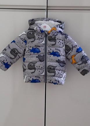 Демисезонная куртка, курточка f&amp;f 68-74 размера.1 фото