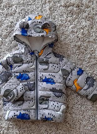 Демисезонная куртка, курточка f&f 68-74 размера.4 фото