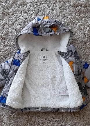 Демисезонная куртка, курточка f&f 68-74 размера.5 фото