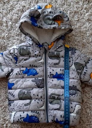 Демисезонная куртка, курточка f&f 68-74 размера.7 фото